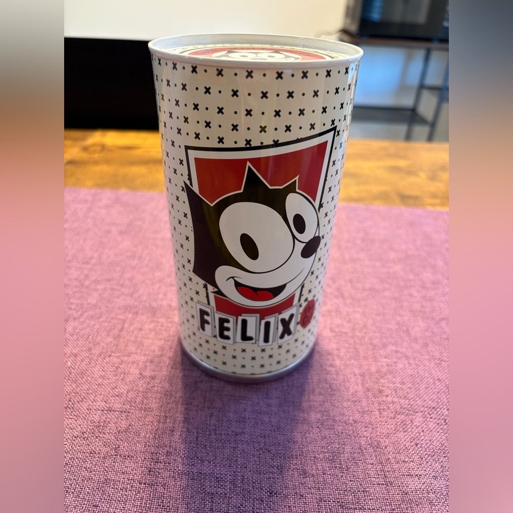 Rare. Vintage. Felix the Cat Collectors Fossil Watch Tin Box only. Preowned.